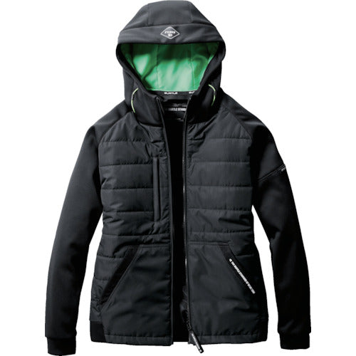 ＢＵＲＴＬＥ　ＴＣ防風フーディジャケット　３２１０−３５−Ｌ　ブラック　3210-35-L　1 着