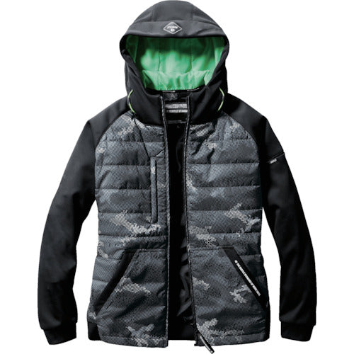 BURTLE TC 방풍 후디 재킷 3210-38-L 카모후라 블랙 3210-38-L 1 착용