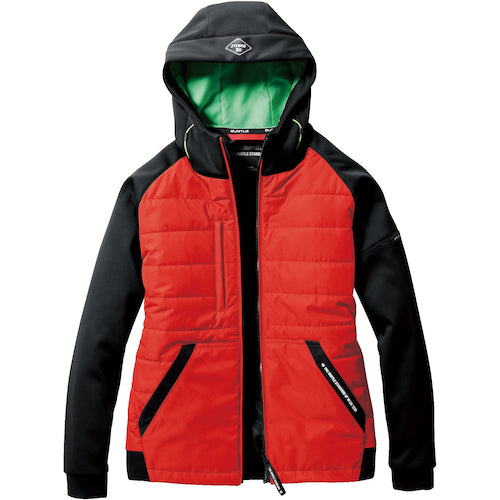 BURTLE TC 방풍 후디 재킷 3210-98-XL 카디널 3210-98-XL 1 착용