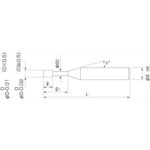 ＮＳ　高硬度用２枚刃ロングネックスクエアエンドミル　ＭＨＲＨ２３０　Φ３×８　MHRH230 3X8　1 本