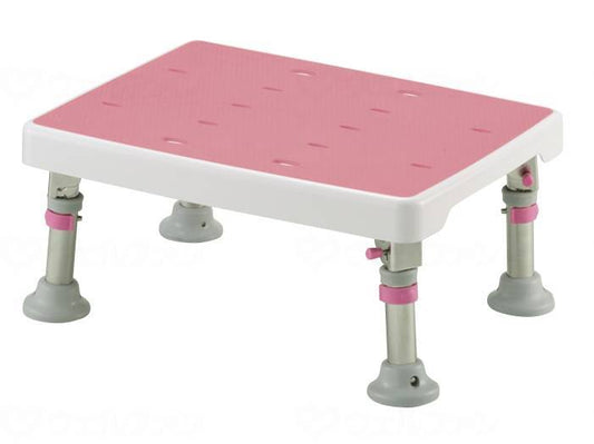 Richell Folding Bathtub Stand Patapitakun Anti-Slip Pink
