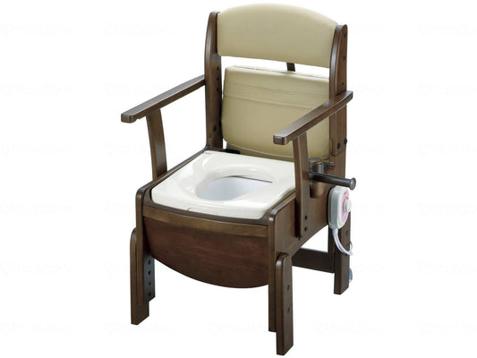 Richell Wooden Toilet Kiraku Compact Heated Toilet Seat