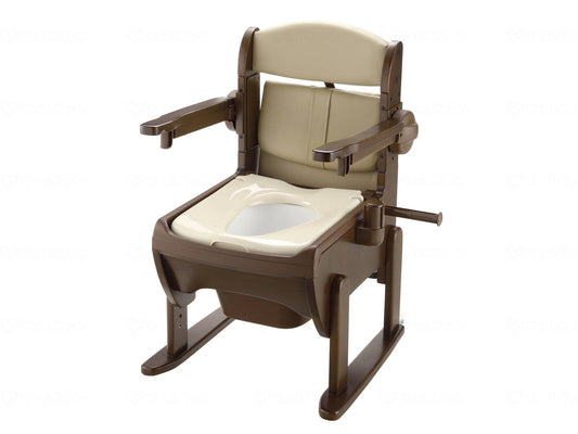 리첼 목제 빛나는 정리 간단 화장실 팔걸이 뛰어 올리기 일반 변기