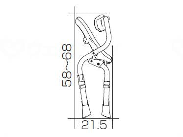 리첼 부드러운 쇼치아크레오오 접이식 리타타(방카비프리스) 허리당 핑크 폭 39 cm