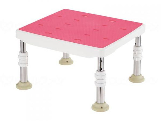 Richell Non-Slip Bathtub Stand N (Mold and mildew resistant) Pink Compact