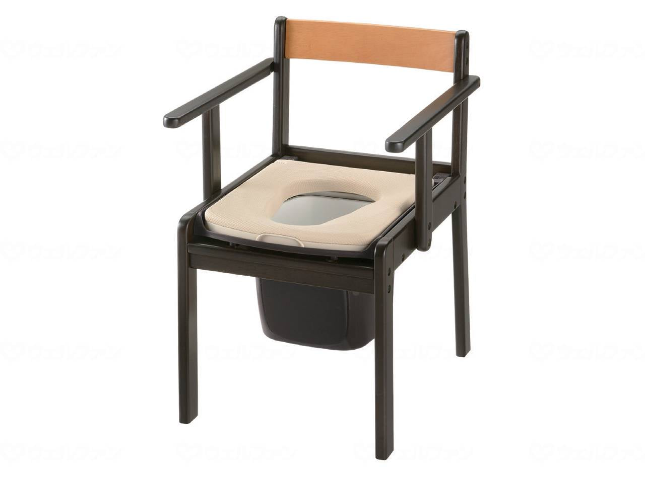 Richell Wooden Kiraku Lightweight Toilet Soft Seat