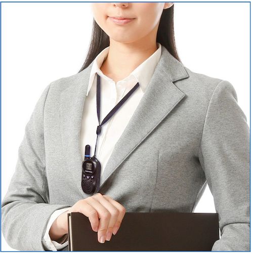 Ｆ．Ｒ．Ｃ．　日本製　超小型・特定小電力トランシーバー（ブラック）　FC-B203BK(W)　1 台