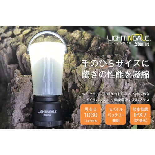 Lightingale LED Mini Lantern Bonfire + 2600mAh rechargeable battery LTG1004-26 1 PK