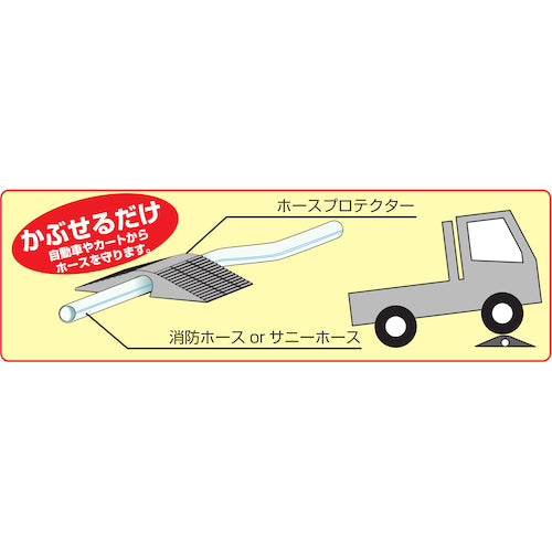 IWA Vehicle-Compatible Rubber Hose Protection Cover Connectable Hose Protector (Hose Bridge) 02HP050R 1 unit