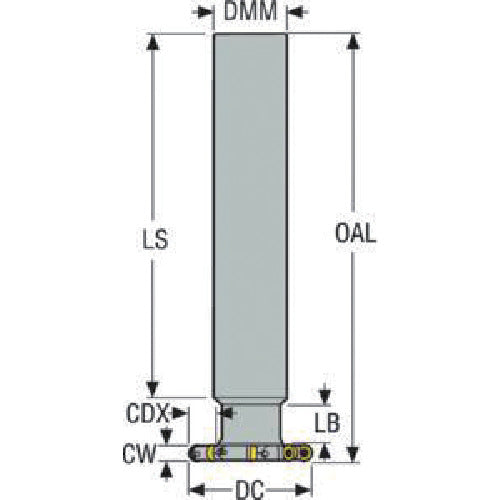 セコ　フライス　　サイドカッタ３３５．１８／２５　カッター　R335.29-2040.0-05.6N-R25A　1 個