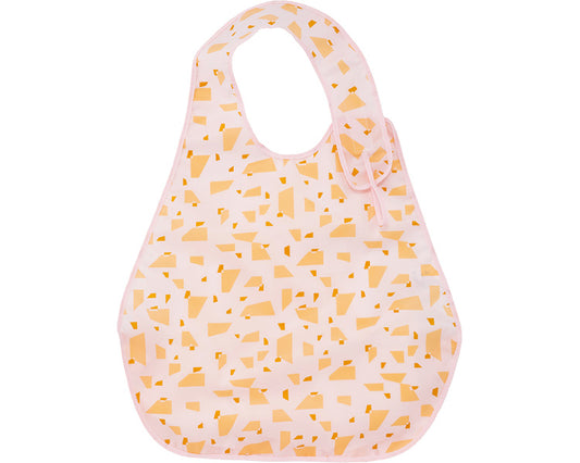 こぼれないお食事エプロン / 403734-739　ピーチ　1 枚