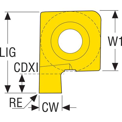 セコ　旋削　溝入れ用インサート　９ＮＲ　ＣＰ３０　9NR2.65FG　2 個