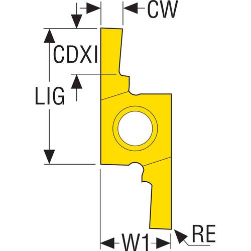 SECO Turning Grooving Insert 12NR CP500 12NR2.00FD 2 Pieces