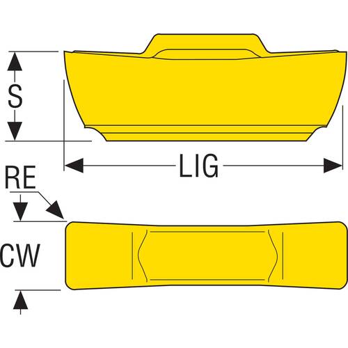 SECO Turning MDT Grooving Insert LCMF1304 TGP25 LCMF130404-0400-FT 10 Pieces