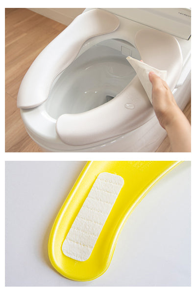 Easy-to-wipe toilet seat cushion / Pink 1 pc