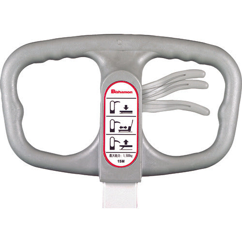 Ｂｉｓｈａｍｏｎ　ハンドパレットトラック　低床式　均等荷重１５００ｋｇ　フォーク長さ１０７０×幅１５３×間隔２１４ｍｍ　BM15ML65　1 台