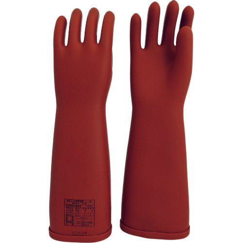 Watabe Electrical Rubber Gloves, Regular Type, Large, 530, 1 Pair