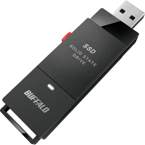 BAFFALO USB 3.2 (Gen 1) Portable SSD 500GB Stick Type SSD-PUT500U3-BKC 1 piece