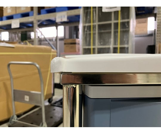 [Defective product] 8-5893-22 Navismate Tray Wagon with auxiliary top, 3-tier box, blue, 1 unit