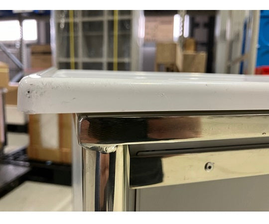 [Defective product] 8-5893-22 Navismate Tray Wagon with auxiliary top, 3-tier box, blue, 1 unit