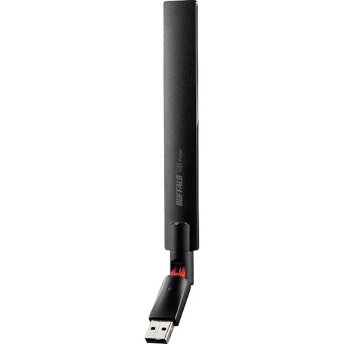 ＢＡＦＦＡＬＯ　エアステーション　プロ　１１ａｃ／ｎ／ａ／ｇ／ｂ　４３３Ｍｂｐｓ　ＵＳＢ２．０用　ハイパワー無線ＬＡＮ子機　WLP-U2-433DHP　1 個