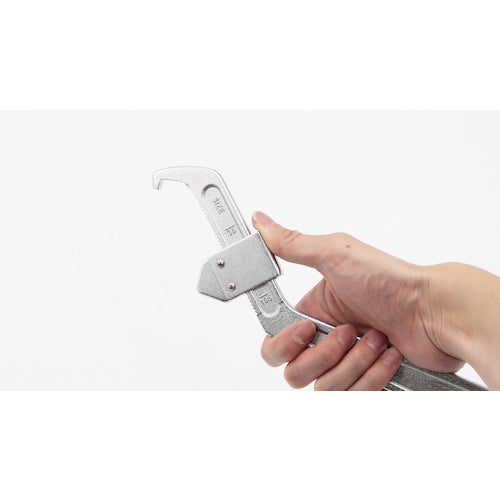 ＴＯＮＥ　引掛けスパナ　フックスパナ（調整式）　適合寸法９５〜１６５ｍｍ　FSA-165　1 丁