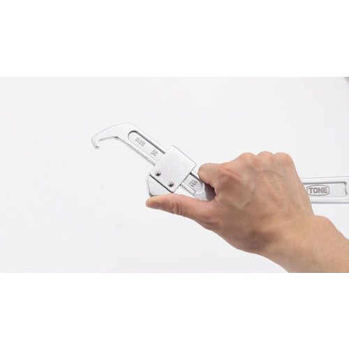 ＴＯＮＥ　引掛けスパナ　フックスパナ（調整式）　適合寸法９５〜１６５ｍｍ　FSA-165　1 丁