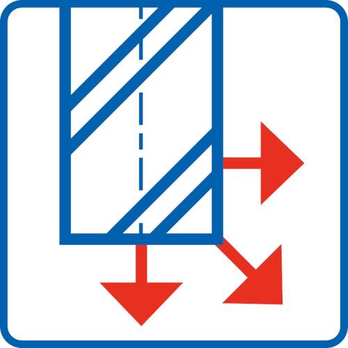 세코 JABRO Solid2 엔드밀 554200Z4.0-SIRON-A 1개