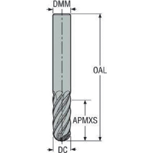 세코 JABRO JS730 볼 엔드밀 JS730100D2B.0Z6-HXT 1개