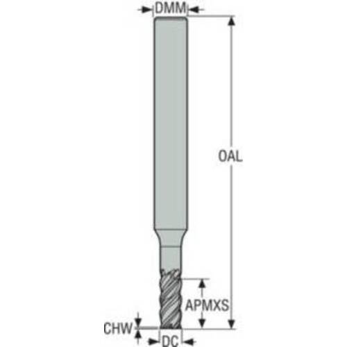 세코 JABRO Solid2 엔드밀 554030Z4.0-SIRON-A 1개