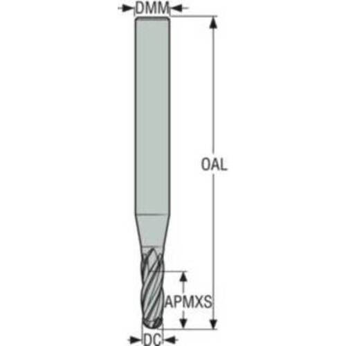 세코 JABRO Solid2 엔드밀 JS534040F2B.0Z4-NXT 1개