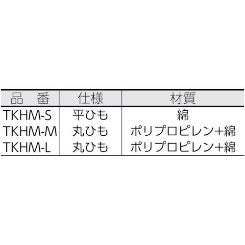 ＴＲＵＳＣＯ　安全靴用紐　長編上用　丸紐　TKHM-L　1 組