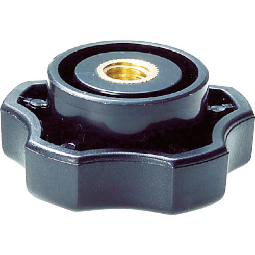 TRUSCO 파이브 로브 노브 너트 암나사 타입 φ35 M6 노브 높이 17 TFKN1-M6 1개