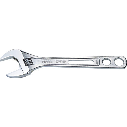 TOP Thin and lightweight wide adjustable wrench (bare) Eco Wide 150mm mouth opening 7-26 HY26H 1 piece