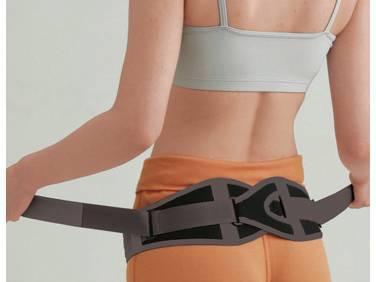 Konami Sports Life Combi Pelvic Belt Powerful Gear (Slim Type) Black M