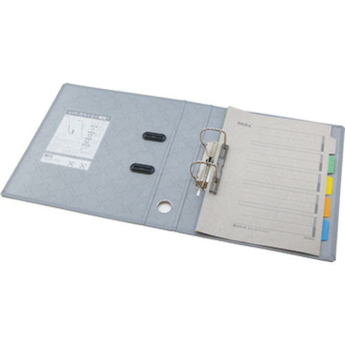 ＫＩＮＧ　ＪＩＭ　レバ−リングファイルＧＸ　Ｄタイプ　Ａ４タテ型　グレー　５０ｍｍ　５００枚　3775GX-GY　1 冊