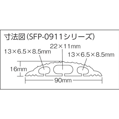 JEFCOM Jeffcom Electrical Materials Soft Color Protector 90mm x 8m SFP-0911GY 1 piece