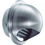 Ｕ．Ｋ　ステンレス製丸型フード付ガラリ１５０　適用パイプ内径１４５〜１６０ｍｍ　GN-150S-HL　1 個