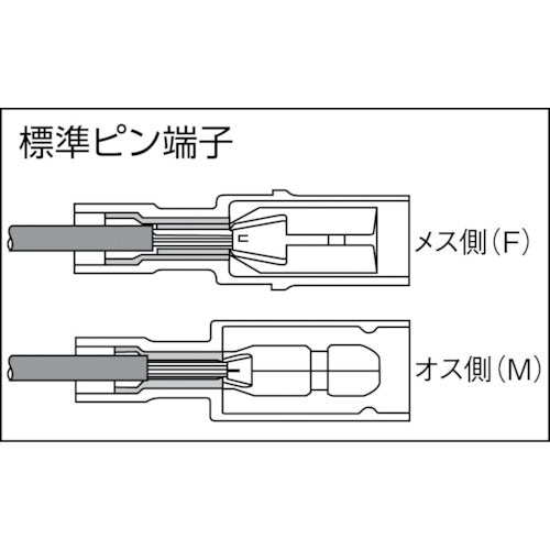 ニチフ　差込形ピン端子パック　ＰＣ形　（１００個入）　PC 4020-M-BLU　1 袋