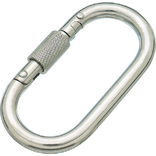 TRUSCO 스테인리스 카라비나(환 부착) 10mm TKB-2 1개