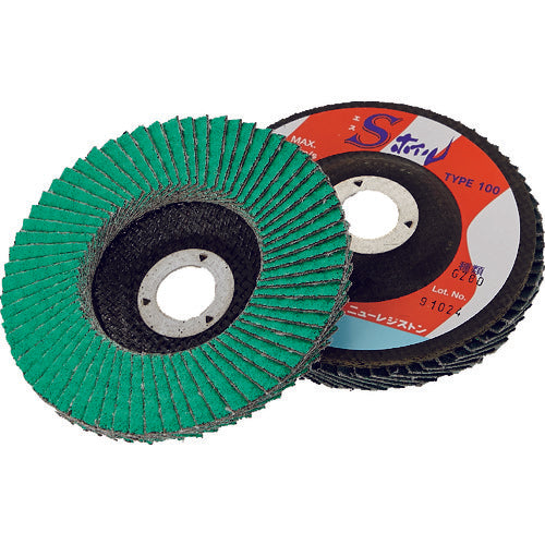 ＮＲＳ　ペーパー多羽根ホイル　Ｓホイル　１００×１５　ＧＺ８０　SWL10064GZ80　10 枚