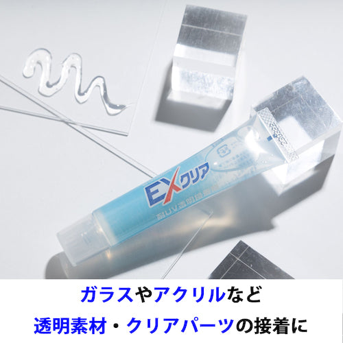 セメダイン　ＥＸクリア　Ｐ１９ｍＬ（強透明）（耐ＵＶ透明接着剤）　ＣＡ−１２０　CA-120　1 本