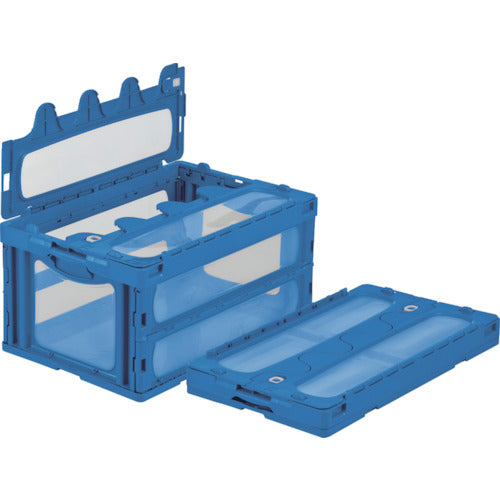 산코 뚜껑 일체형 접이식 컨테이너 559060 마드콘 C-75B 블루 SKO-C-75B-BL 1개