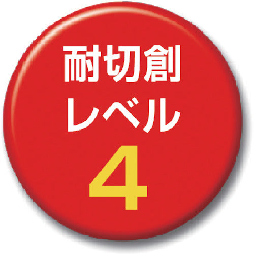 トワロン　耐切創手袋　ＫＡ−１３　５本指ニット　890　1 双