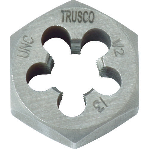 ＴＲＵＳＣＯ　六角サラエナットダイス　ＵＮＣ１／４−２０　TD6-1/4UNC20　1 個