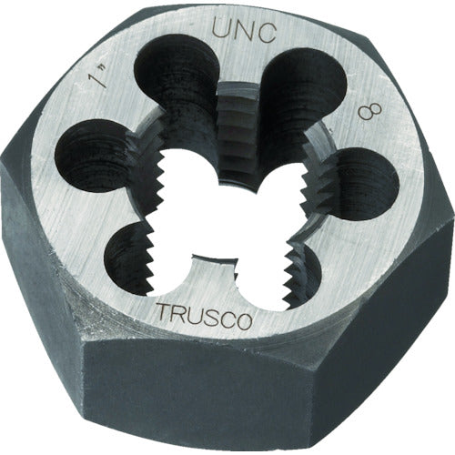 ＴＲＵＳＣＯ　六角サラエナットダイス　ＵＮＣ５／８−１１　TD6-5/8UNC11　1 個