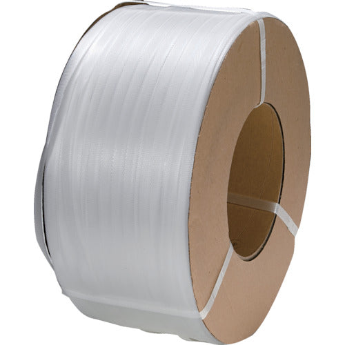 ＴＲＵＳＣＯ　自動梱包器用ＰＰバンド幅１５．５ｍｍＸ長さ２５００ｍ　透明　GPP-155-58TM　1 巻