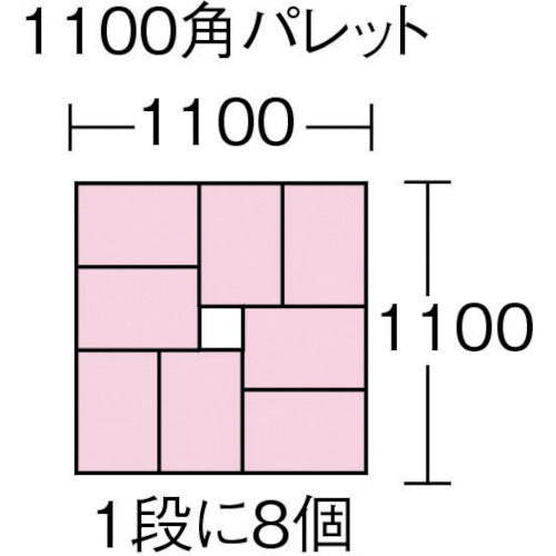 TRUSCO DA Type Eco Cap Recycled Container 24L Light Blue DA-24EC-LB 1 pc