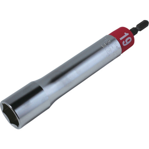 ＴＯＰ　電動ドリル用アルファソケットロングタイプ　１９ｍｍ　EDX-19L　1 個