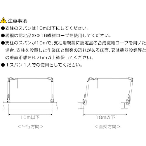 ＫＳ　ＫＳ親綱支柱兼用Ｃ型　1820355　1 本